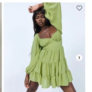 NWT Princess Polly Danny Long Sleeve Mini Dress